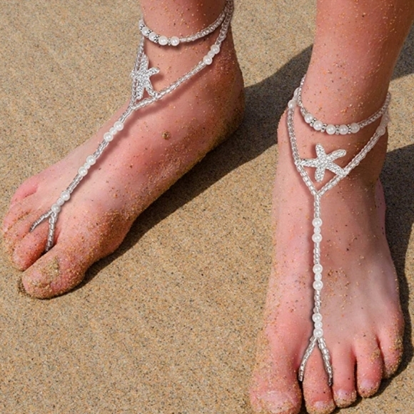 4 Pairs Beach Body Foot Bling NWT - Picture 4 of 6